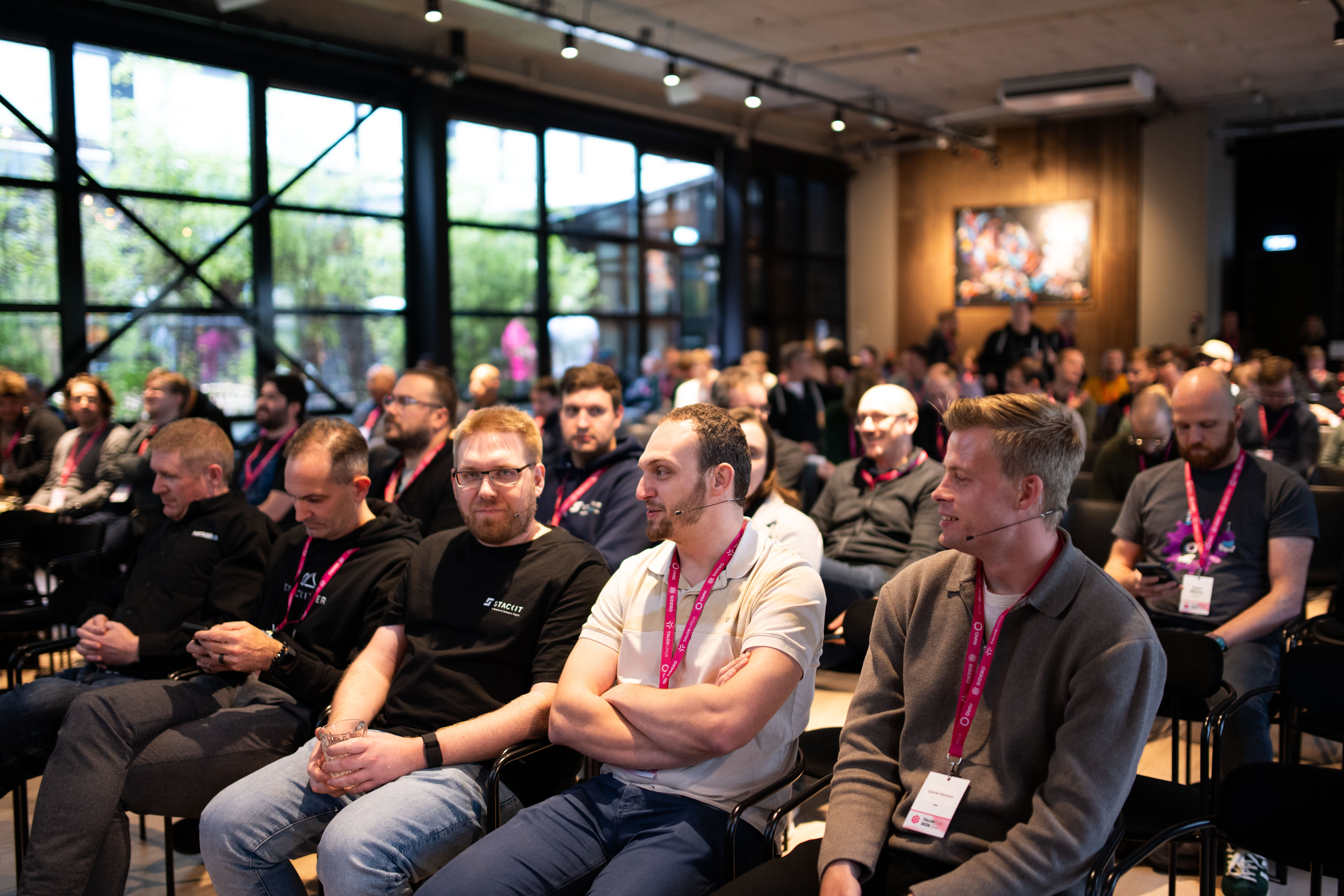 Conference floor at TalosCon 2025