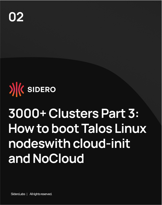 How to boot Talos Linux nodeswith cloud-init and NoCloud